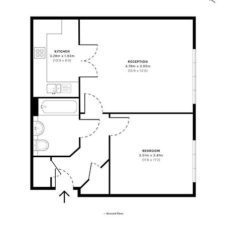 Lovely 1 Bed Apartment, 15Mins From Central Londra Exterior foto